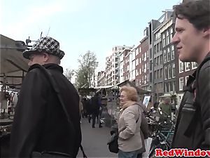 Longhaired dutch prostitute gets romped